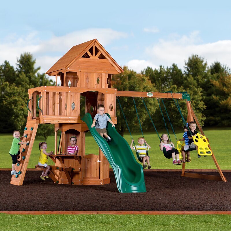 Wood House Combined Activity Set