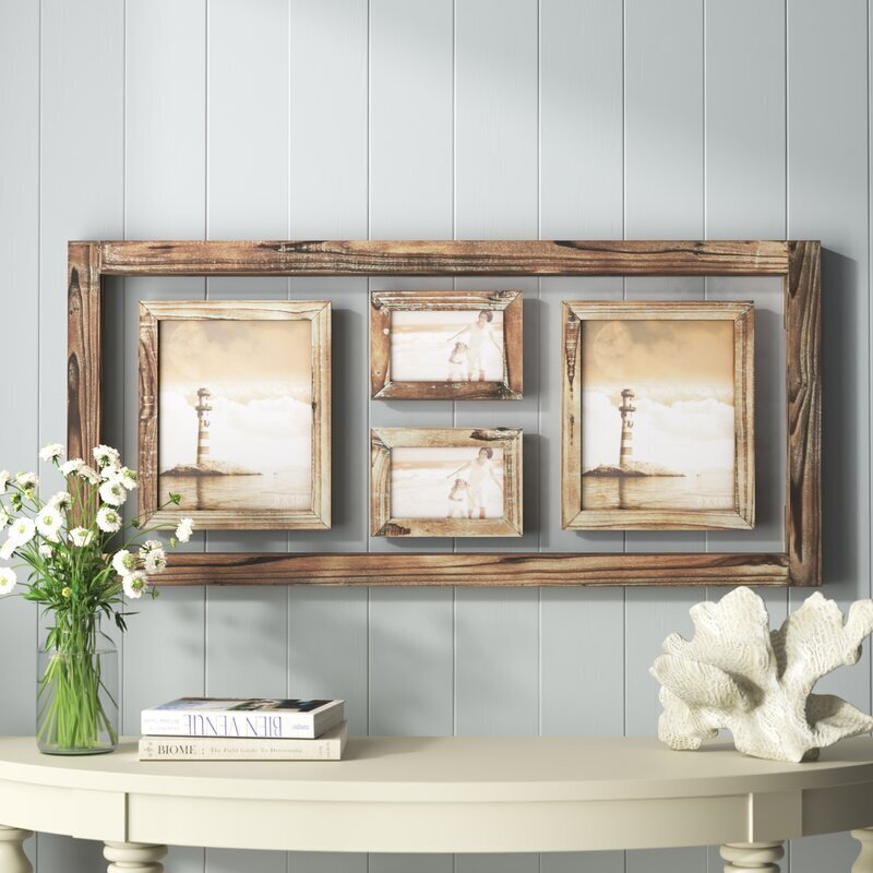 Wooden multi picture frames