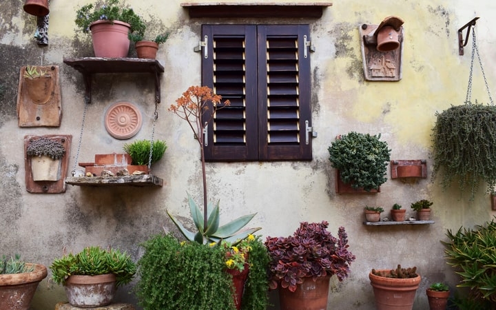 wooden shelves wall garden wooden shelves wall garden
