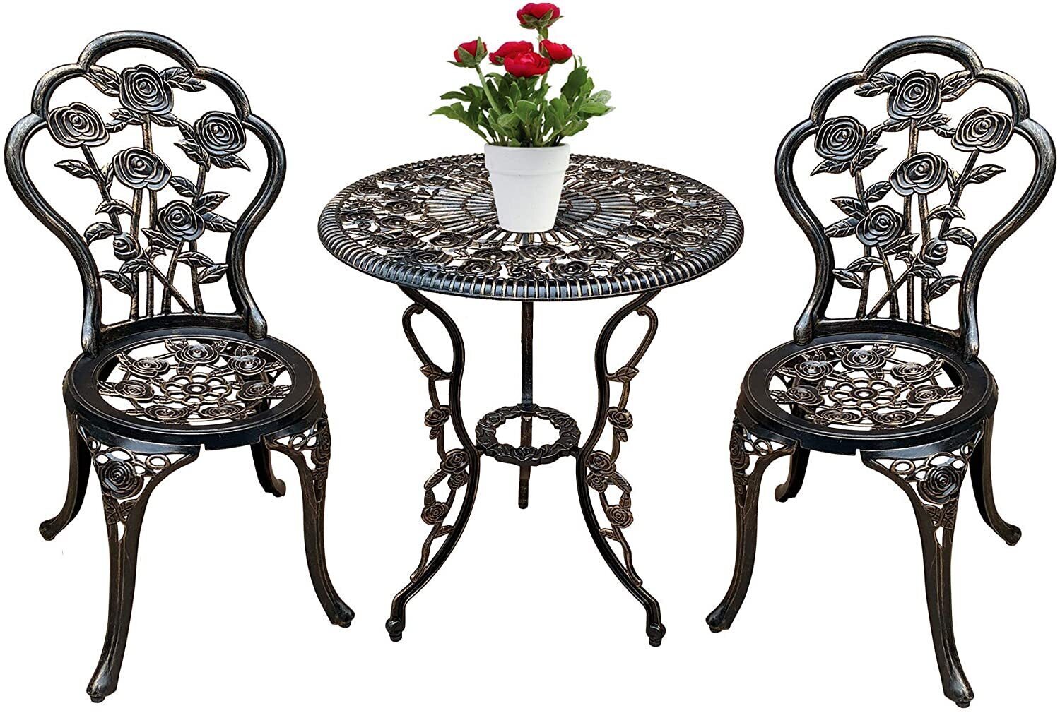 Wrought Iron Dining Set for Two