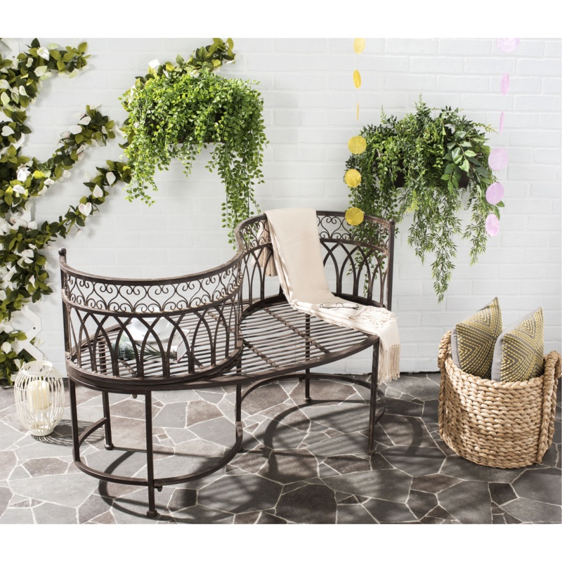 Yelverton Metal Outdoor Bench