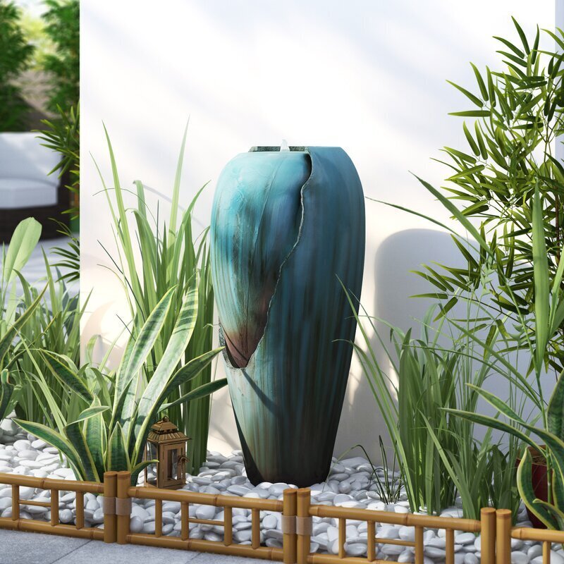 Zen garden fiberglass fountain