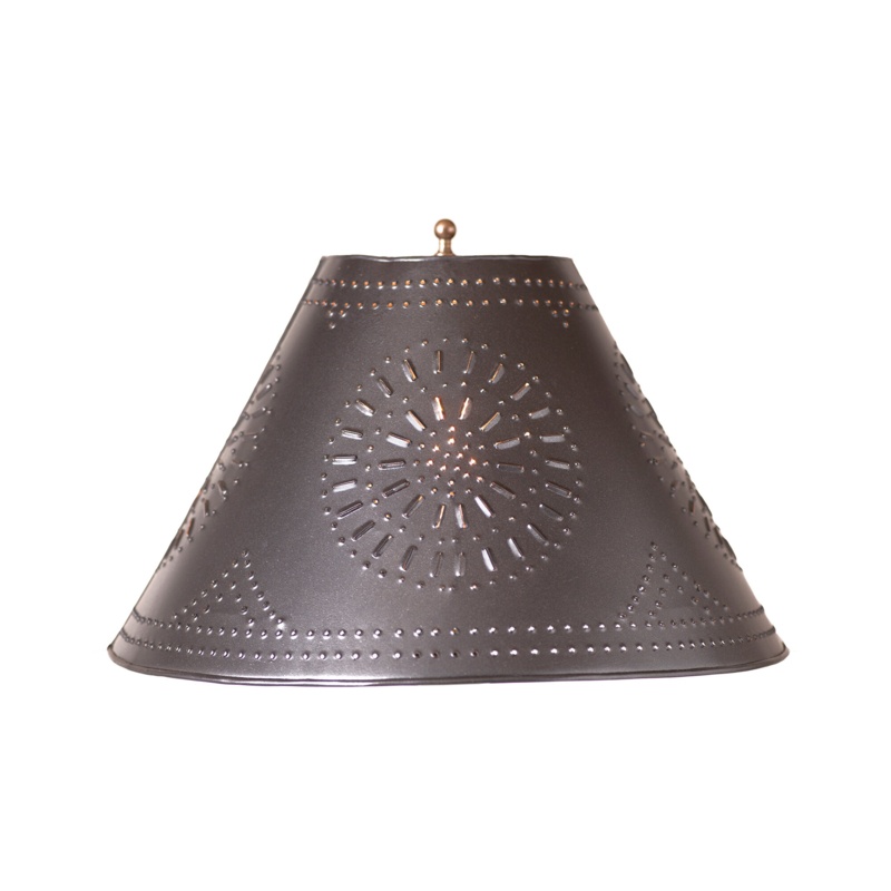 Textured black metal lampshade Foter