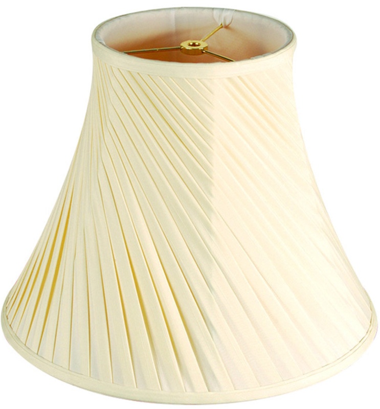 12'' H x 16'' W Linen Bell Lamp Shade ( Uno ) in Cream