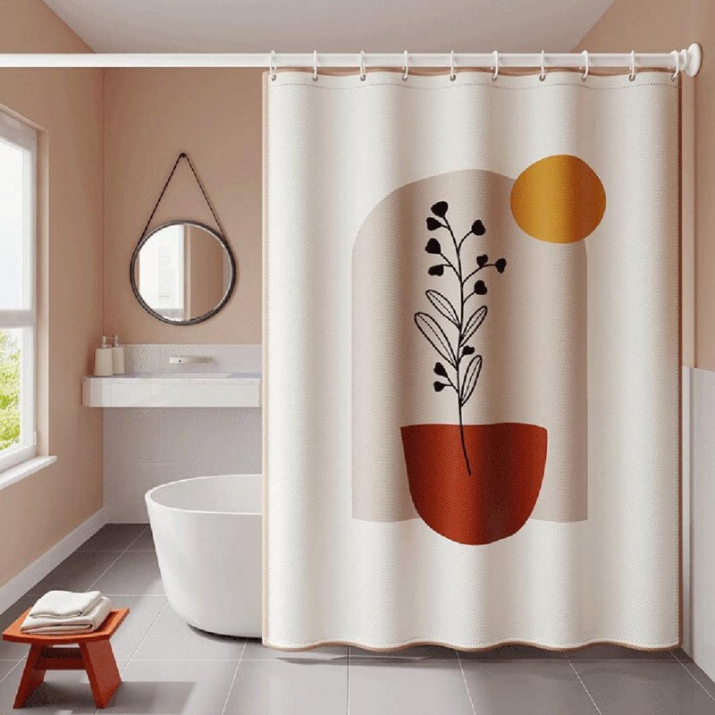 Privacy-Protecting Opaque Shower Curtain