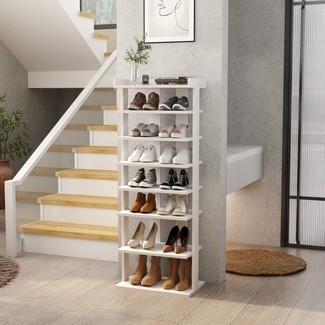 Divided Tall Shoe Storage - Foter