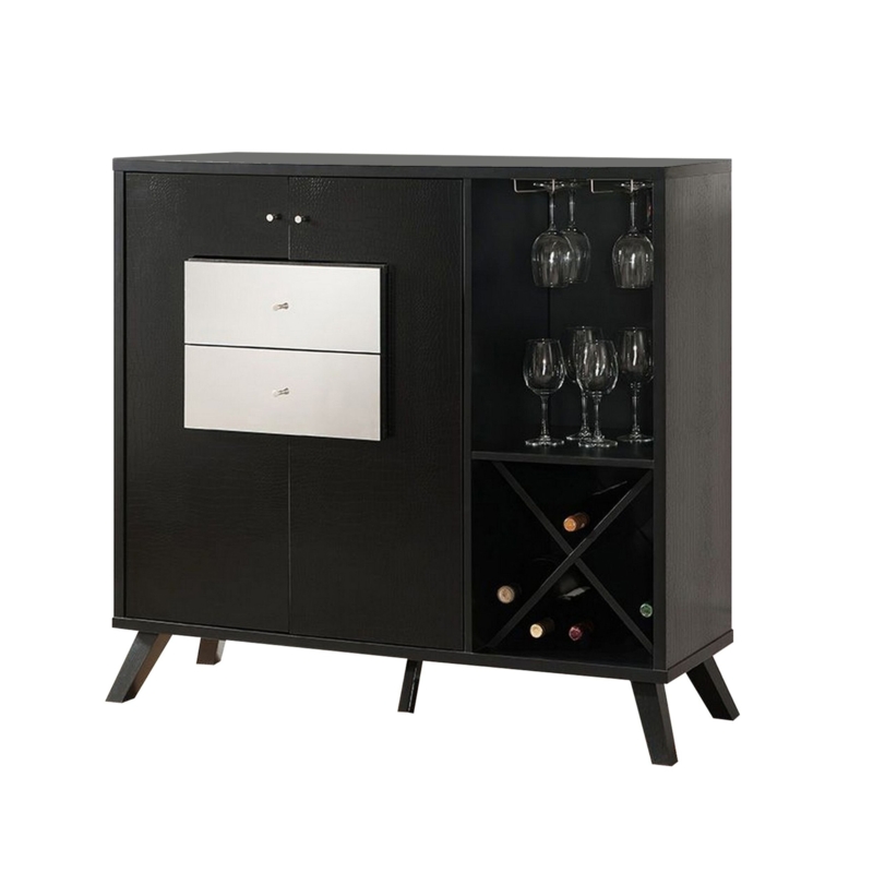 Minimalist Wine Cabinet with Storage
