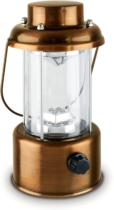 15 LED Copper Lantern
