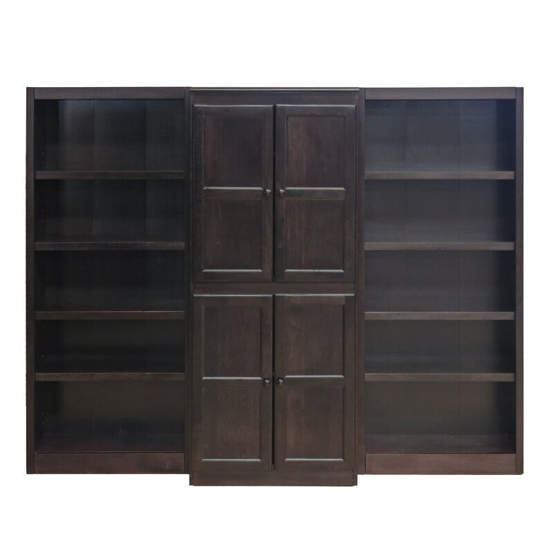 15 shelf library bookcase with doors