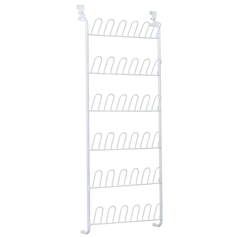 18 Pair Overdoor Shoe Organizer Foter