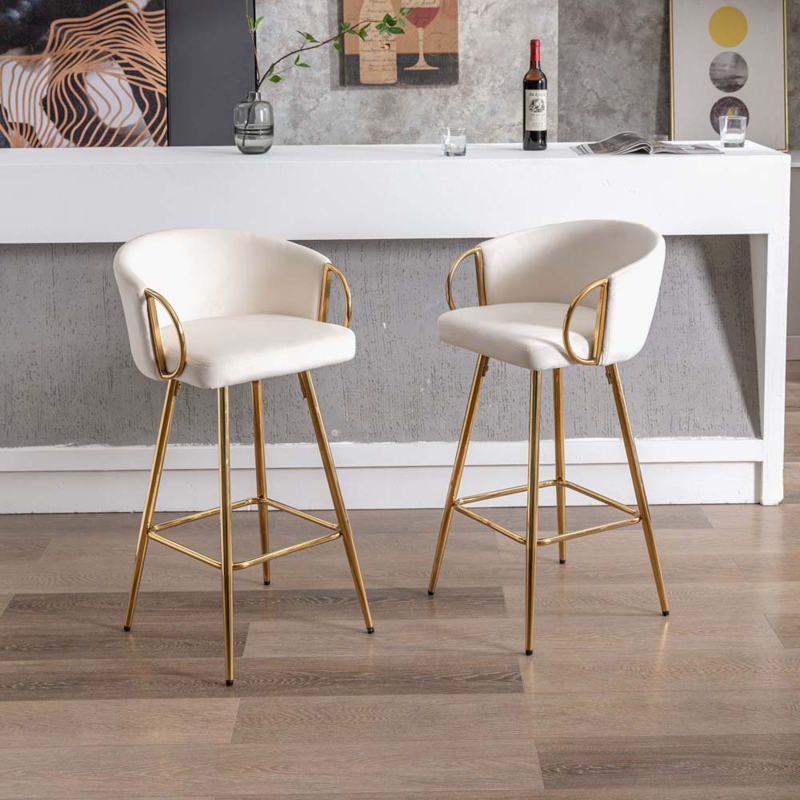 Counter-Height Stool with Sturdy Design