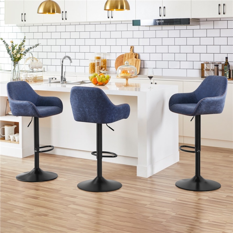 Heavy duty adjustable store bar stools