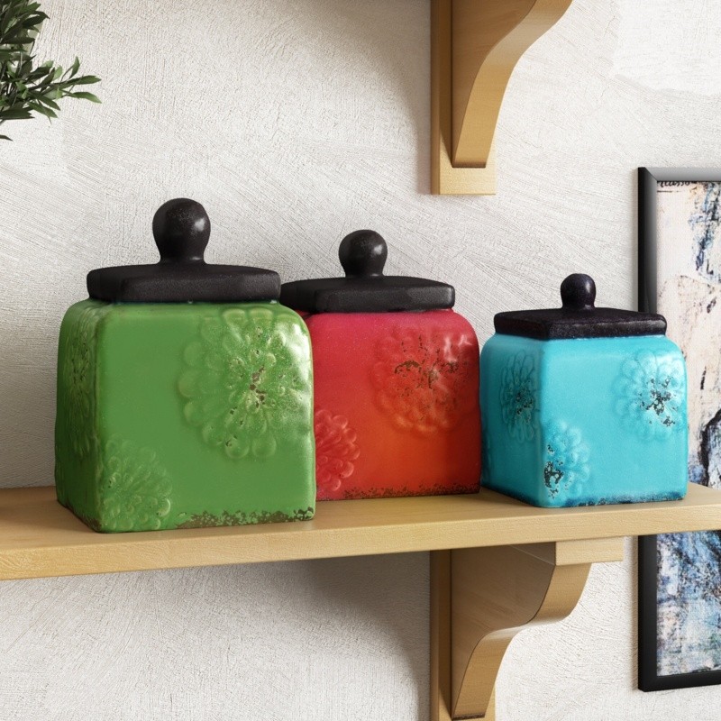 3 Piece Kitchen Canister Set
