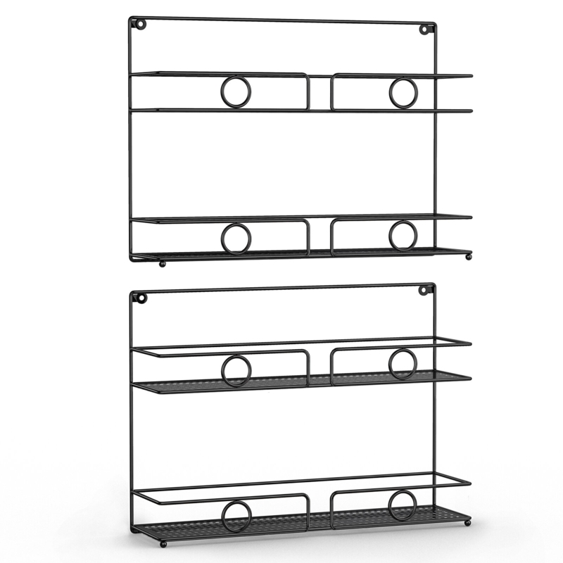 Hanging Multi-Functional Metal Organizer Rack