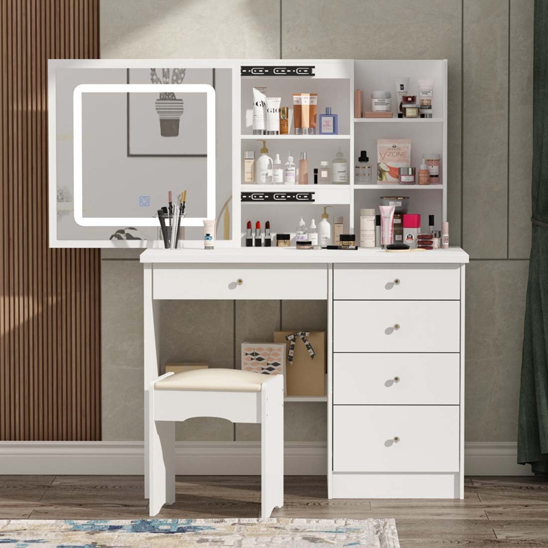 39.4'' Wide Vanity Set w/ Stool - Designer Review & Photos