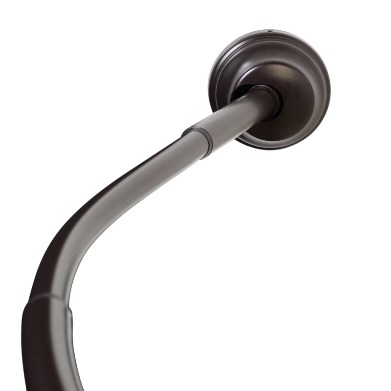 Dual Mount Curved Stall Shower Rod