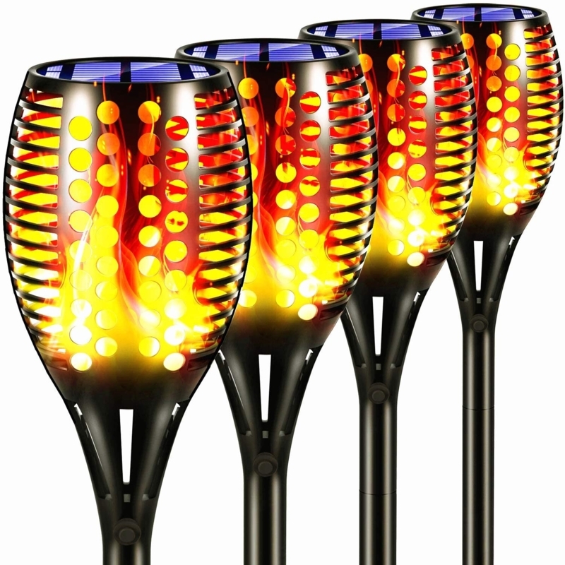 Solar Flame Torch with 96 LEDs