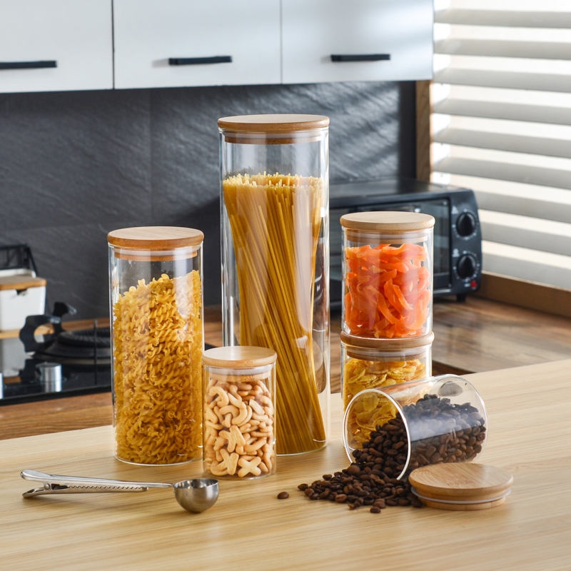 Versatile Glass Storage Jar Set