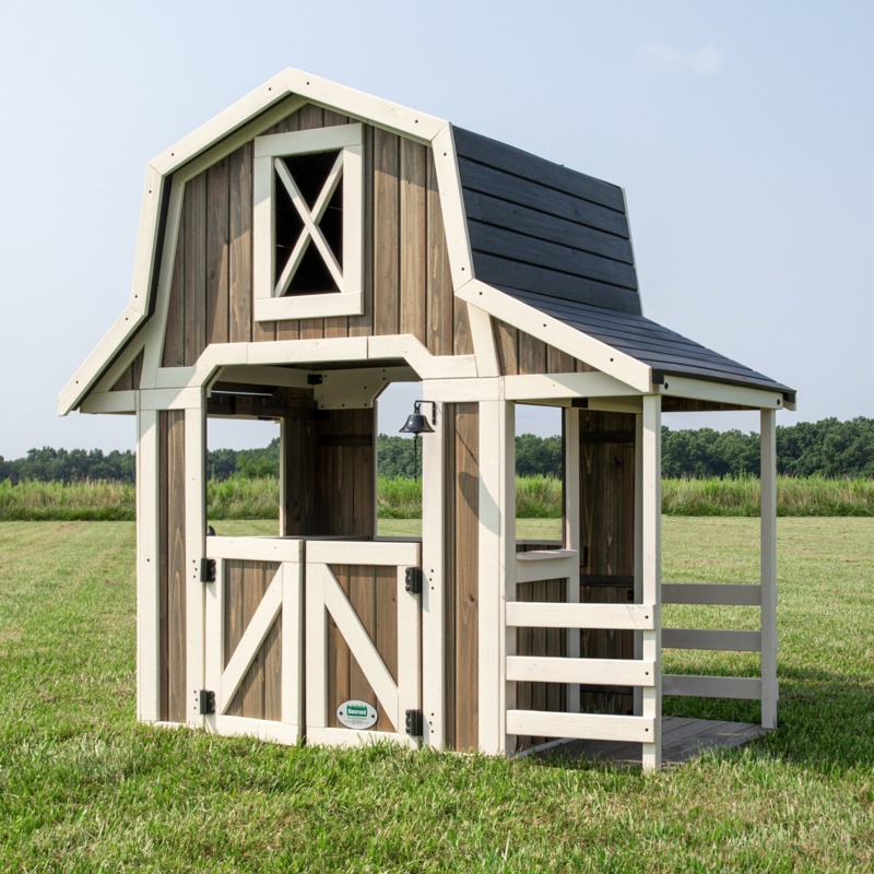 Rustic Barnhouse Playset with Workbench