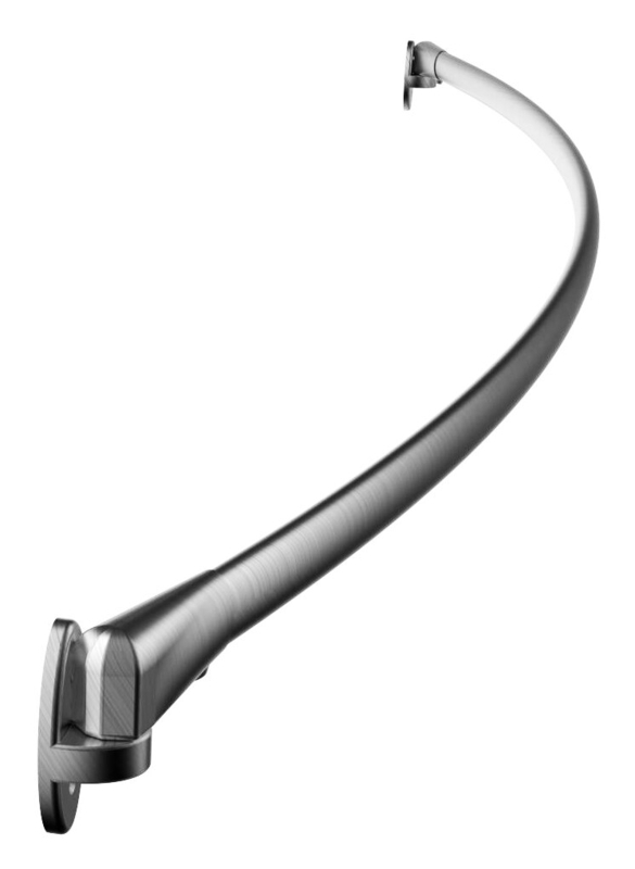 60-inch Contemporary One-Piece Shower Rod