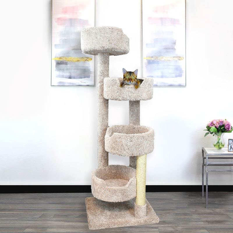 Cat Stairway Tower with Four Perches