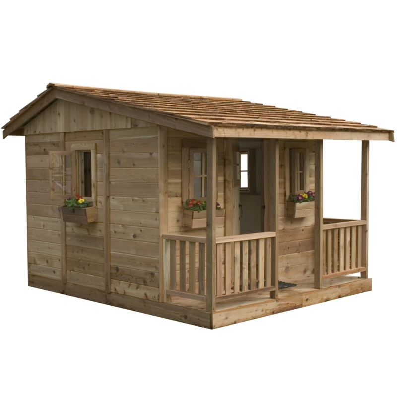 Cozy Cabin Playhouse 7x9 with Porch