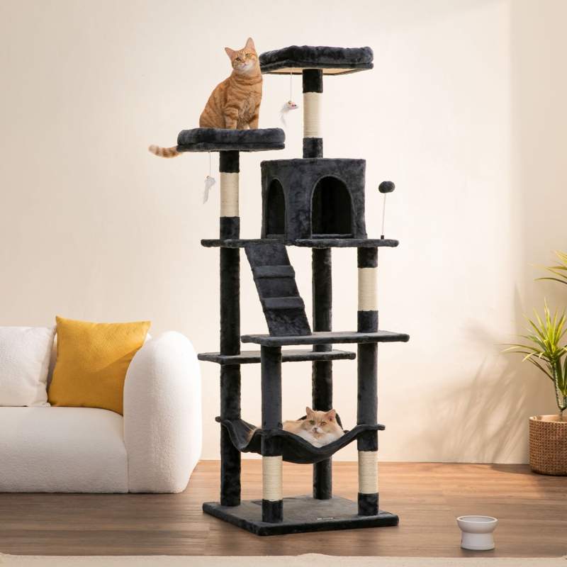 Large 70.1-Inch Cat Tree with Classic Design