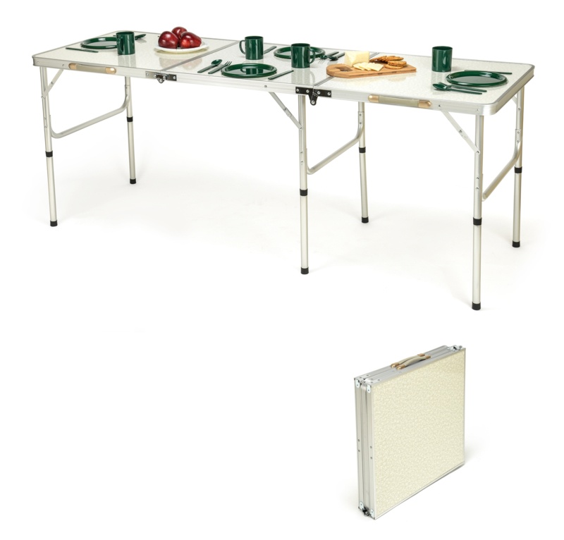 70'' Rectangular Adjustable Folding Table