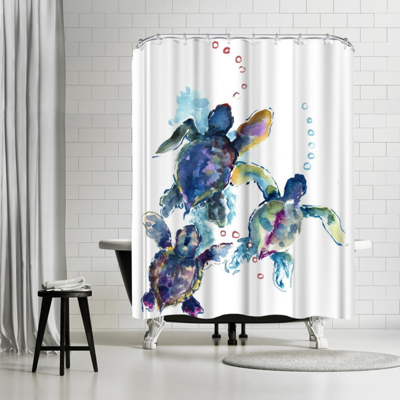 Artist-Designed Chic Shower Curtain