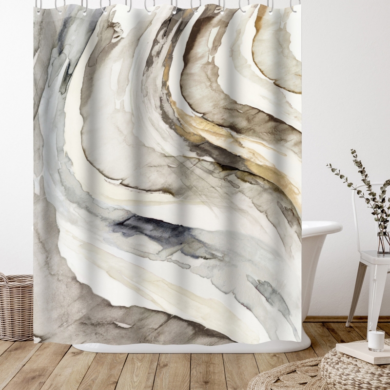 Premium Fabric Shower Curtain with Unique Design