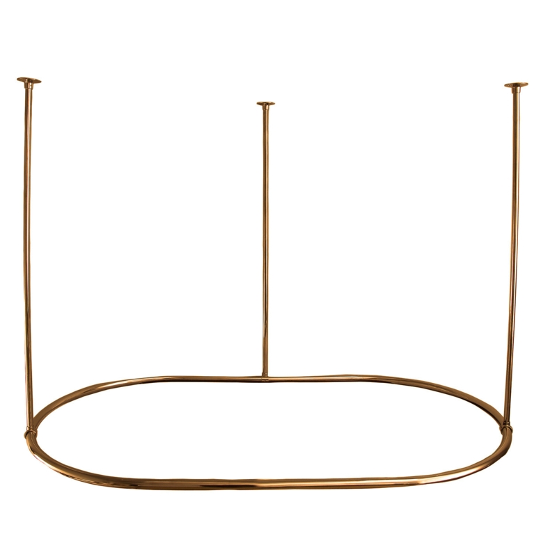 Oval Ceiling-Suspended Shower Rod
