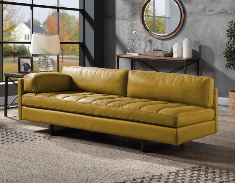 Industrial Modern Leather Sofa