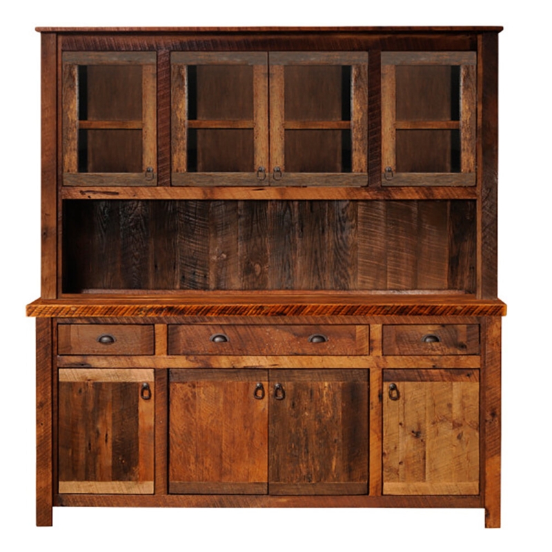Reclaimed Red Oak Sideboard Cabinet