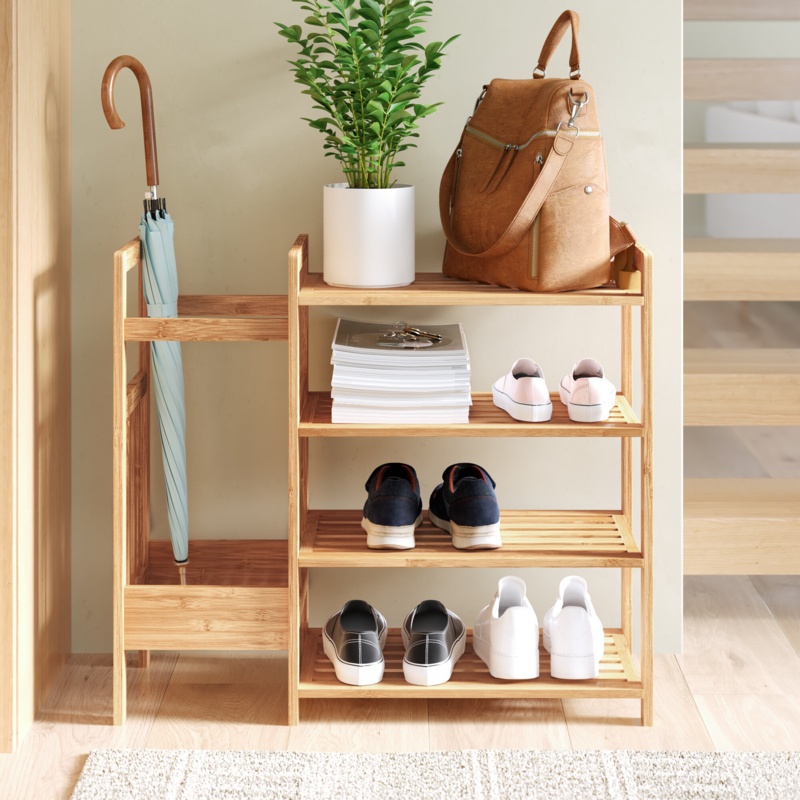 8 Pair Shoe Rack