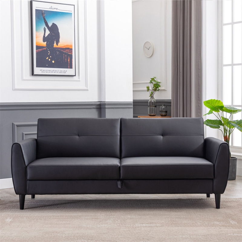 Modern Convertible Sofa with Storage