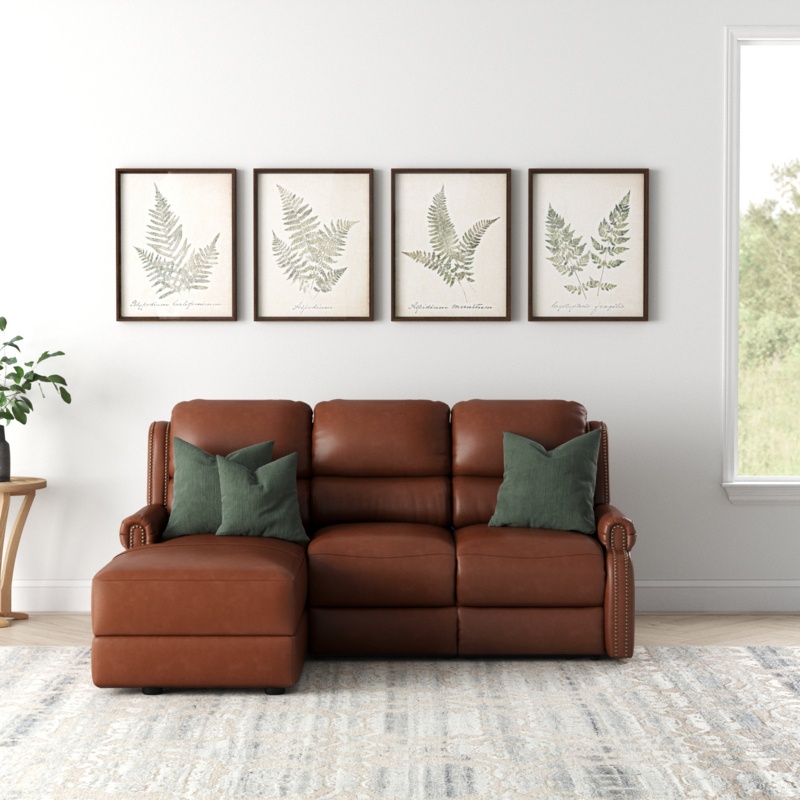 Aaniylah 2 - Piece Leather Sectional