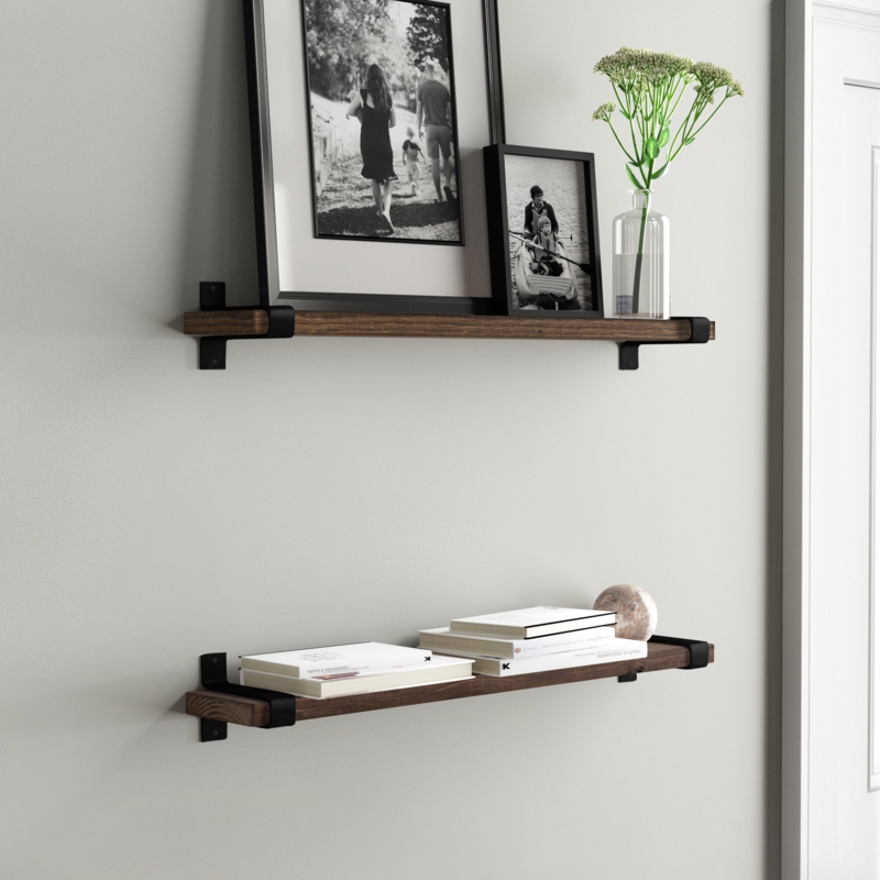 Floating Wall Shelves Set of Two