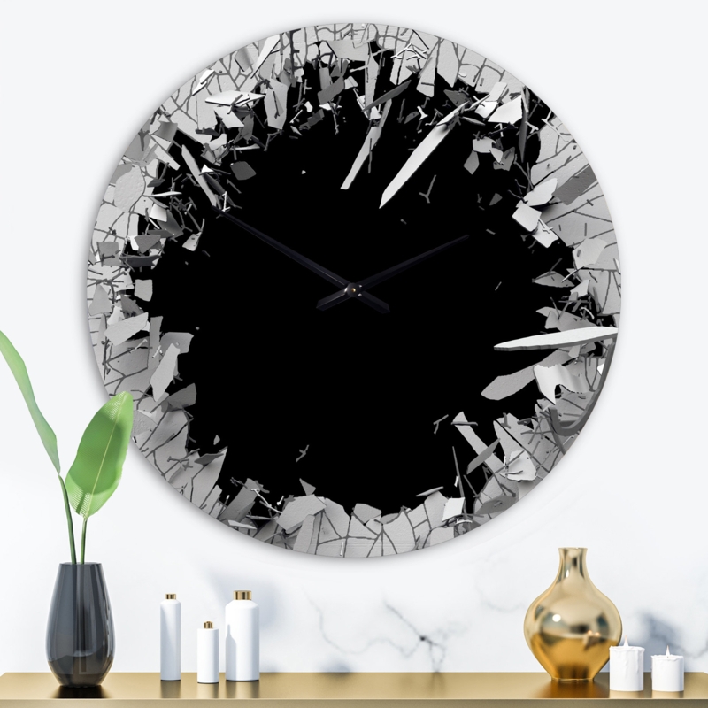 Industrial Illusion Wall Clock