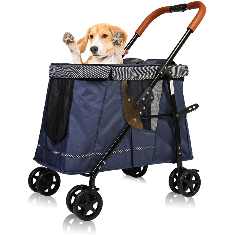 Spacious and Foldable Pet Stroller