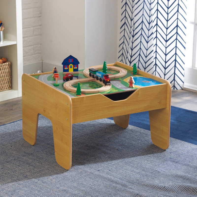 Activity Table with Reversible Board and Storage