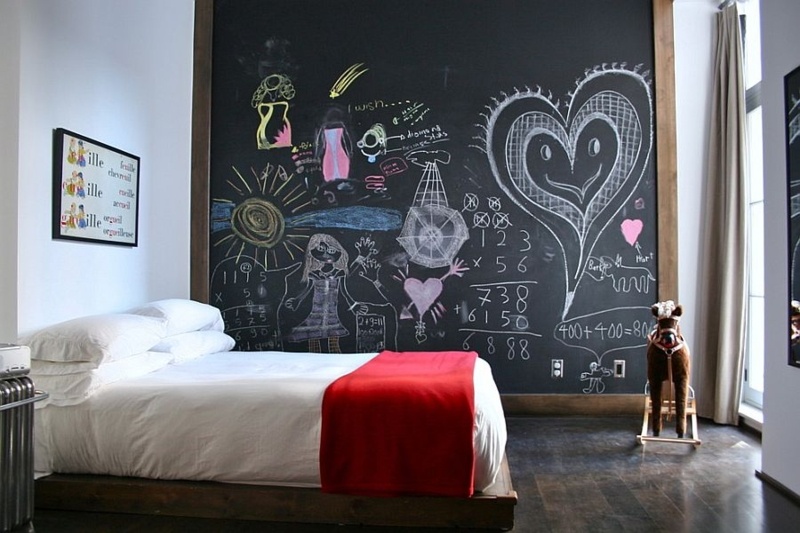 Add a Chalkboard Wall