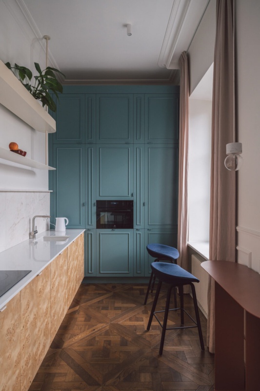 Add a Pop of Color with Painted Cabinets