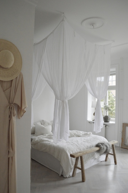 Add a White Canopy Bed
