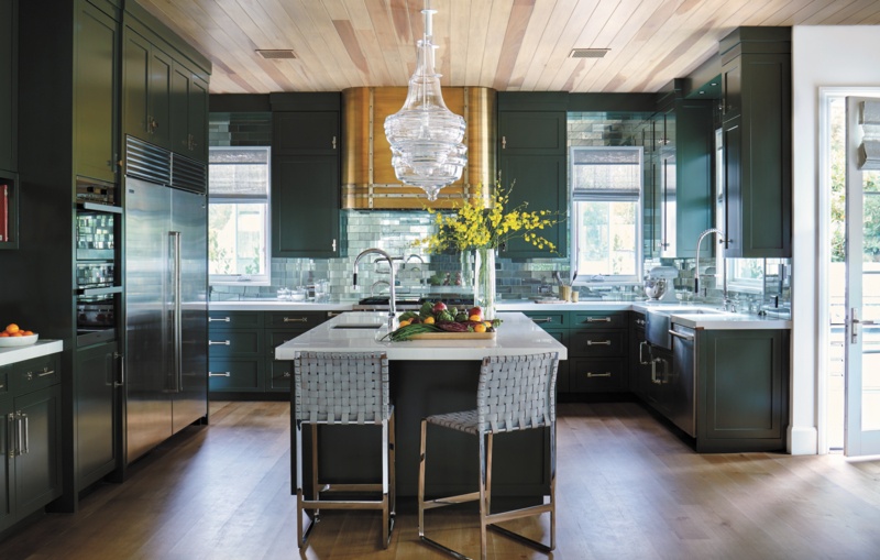 Add Glamour with Mirrored Tiles