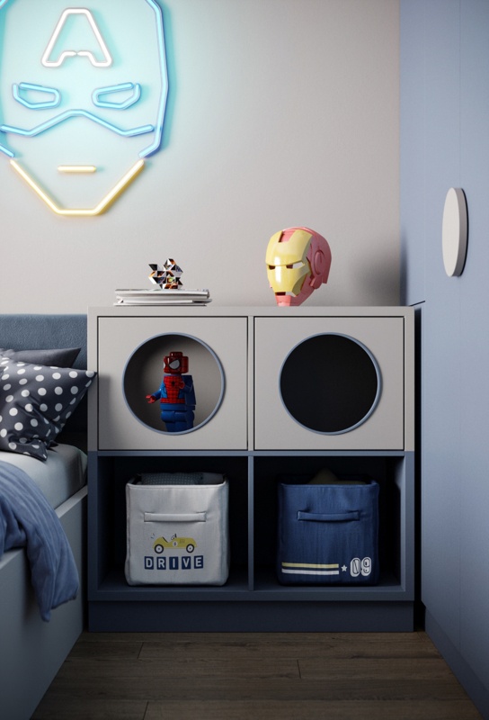 Add Navy Storage Solutions