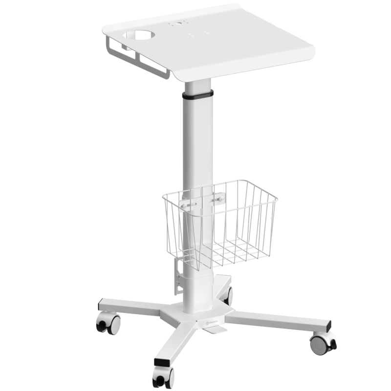 Standing Table on Wheels with Adjustable Height