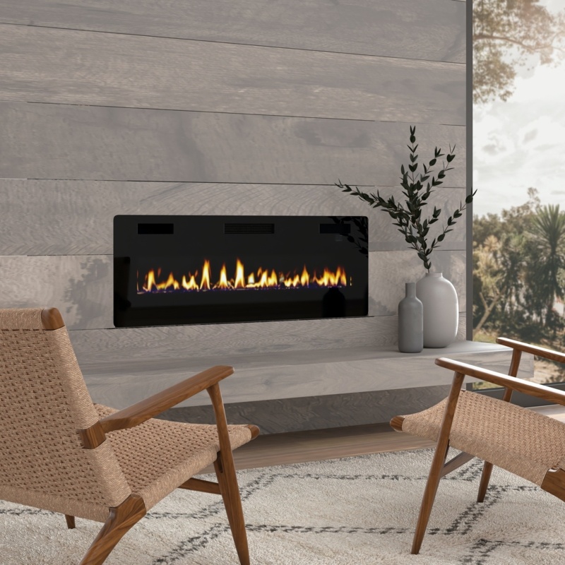 Ultra-Thin Modern Electric Fireplace