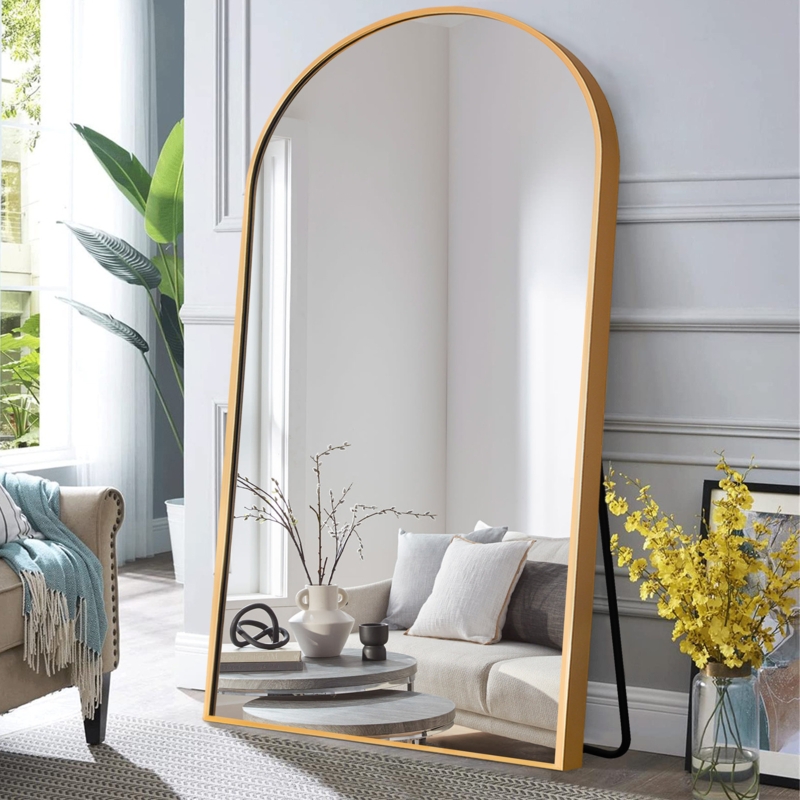 Full-Length Arched Top Mirror