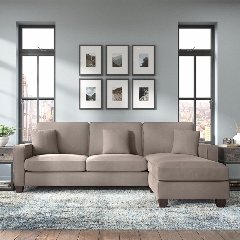 Sectional Couch with Reversible Chaise Lounge