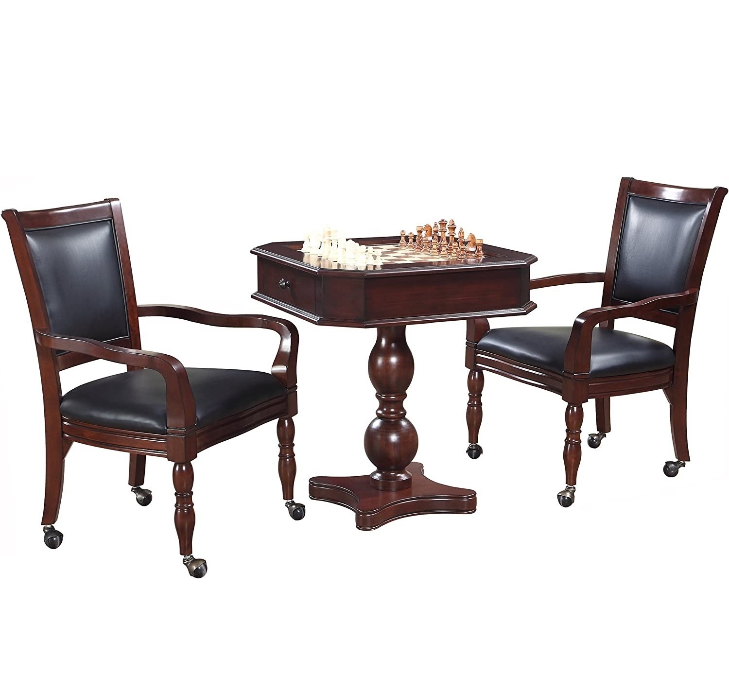 All in One Chess Table and Chairs with Storage